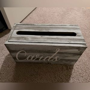 Forever Yours Wedding “Cards” Box